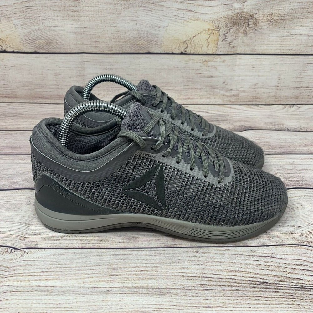 Reebok Nano 8 CN2981 Womens Size 7.5 CrossFit Gray Low Top Training Running Shoe
